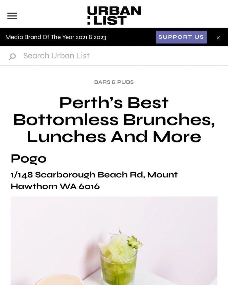 Pogo featured in Urban List